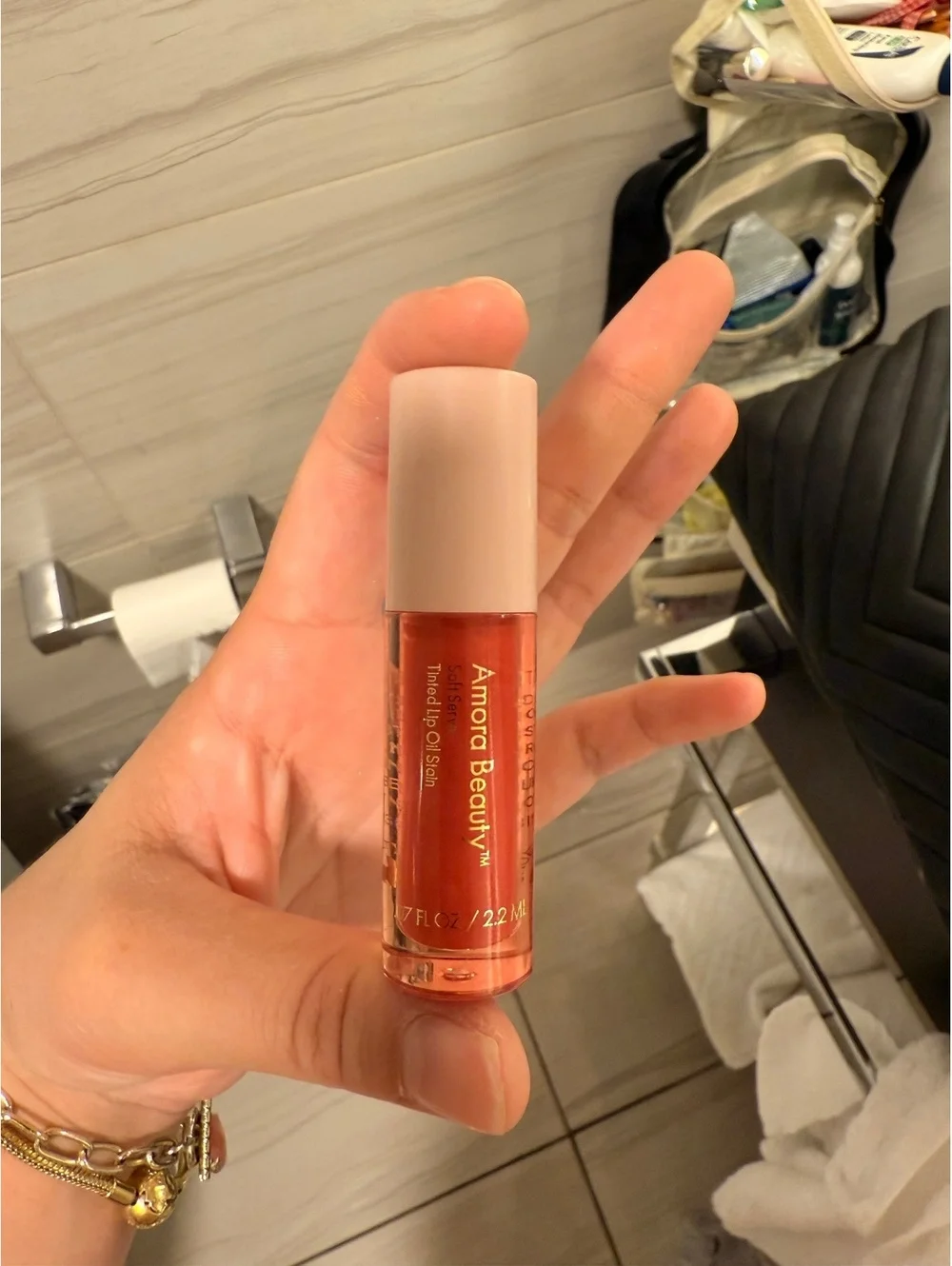 Amora Beauty Tinted Lip Oil - Hydrating Lip Gloss